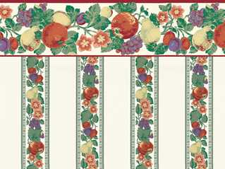 Dollhouse Miniature Wallpaper, Ambrosia, Multi